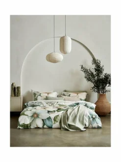 Liinavaatteet|Vandyck Greenscape-satiinipussilakanasetti THYME