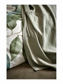 Liinavaatteet|Vandyck Greenscape-satiinipussilakanasetti THYME