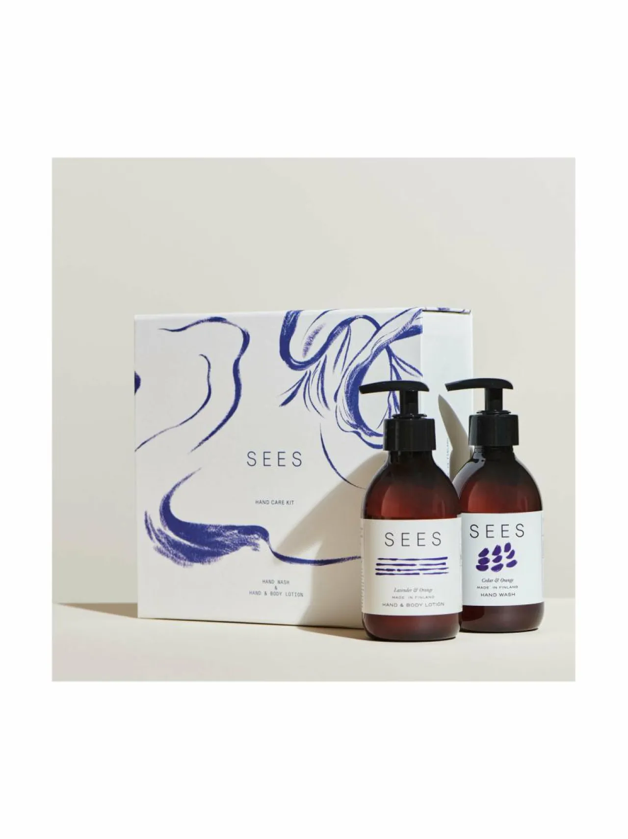 Wellness|Sees Hand care kit -ihonhoitopakkaus 2 x 250 ml
