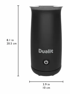 Kahvin- & Vedenkeittimet|Dualit Handheld Milk Frother -maidonvaahdotin 340 ml BLACK