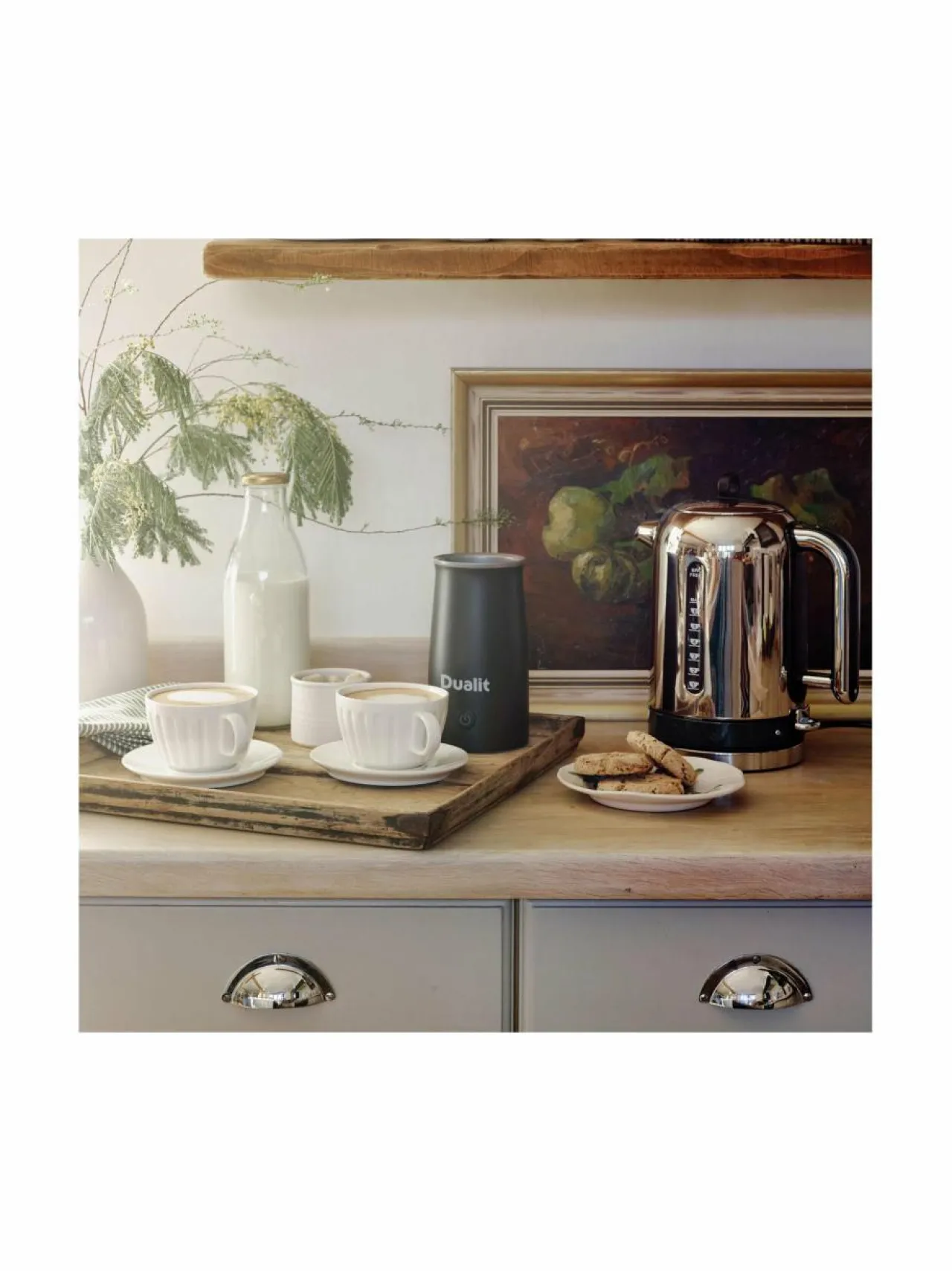 Kahvin- & Vedenkeittimet|Dualit Handheld Milk Frother -maidonvaahdotin 340 ml BLACK