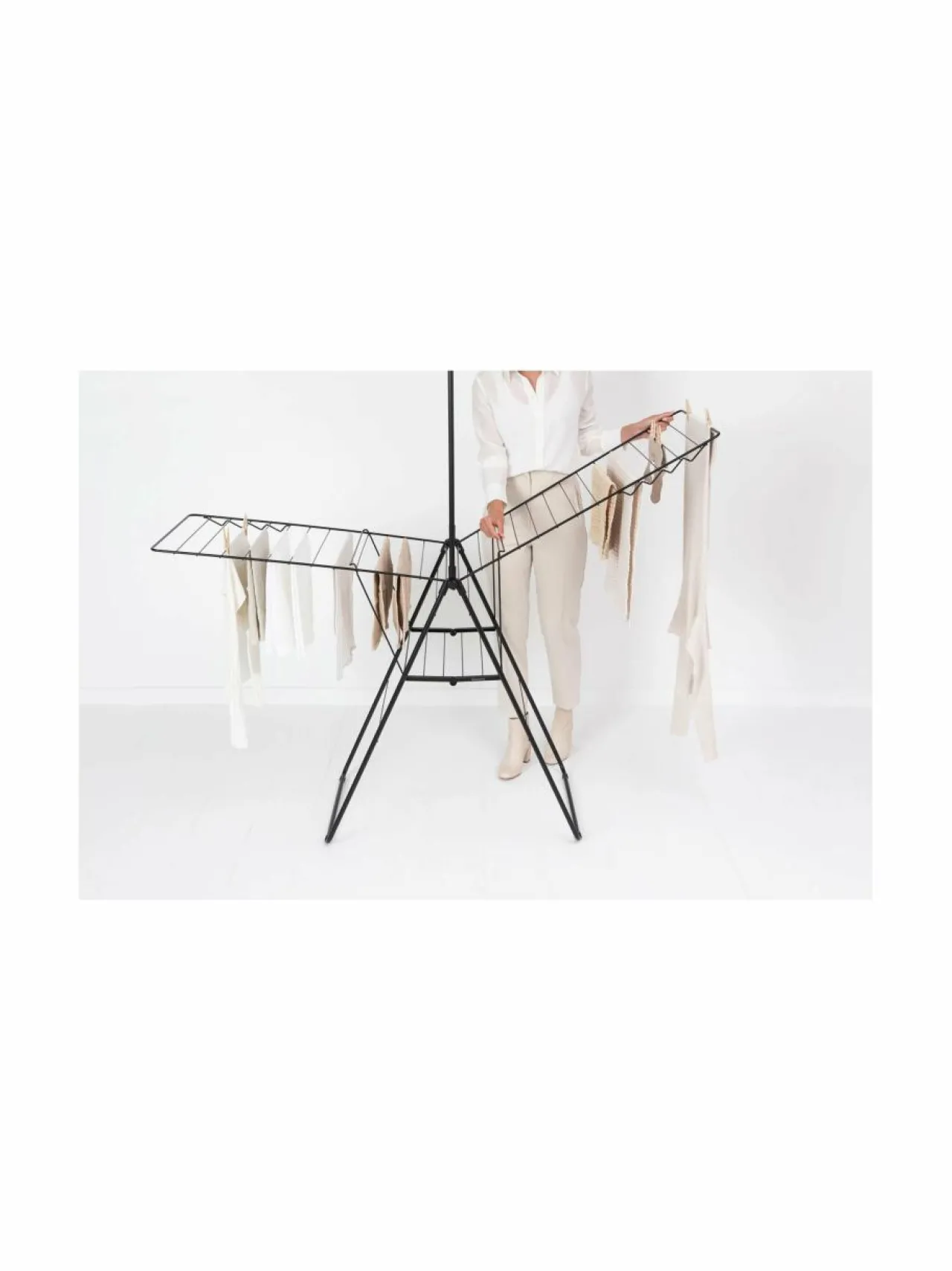 Pyykkihuolto|Brabantia HangOn-pyykkiteline MATT BLACK