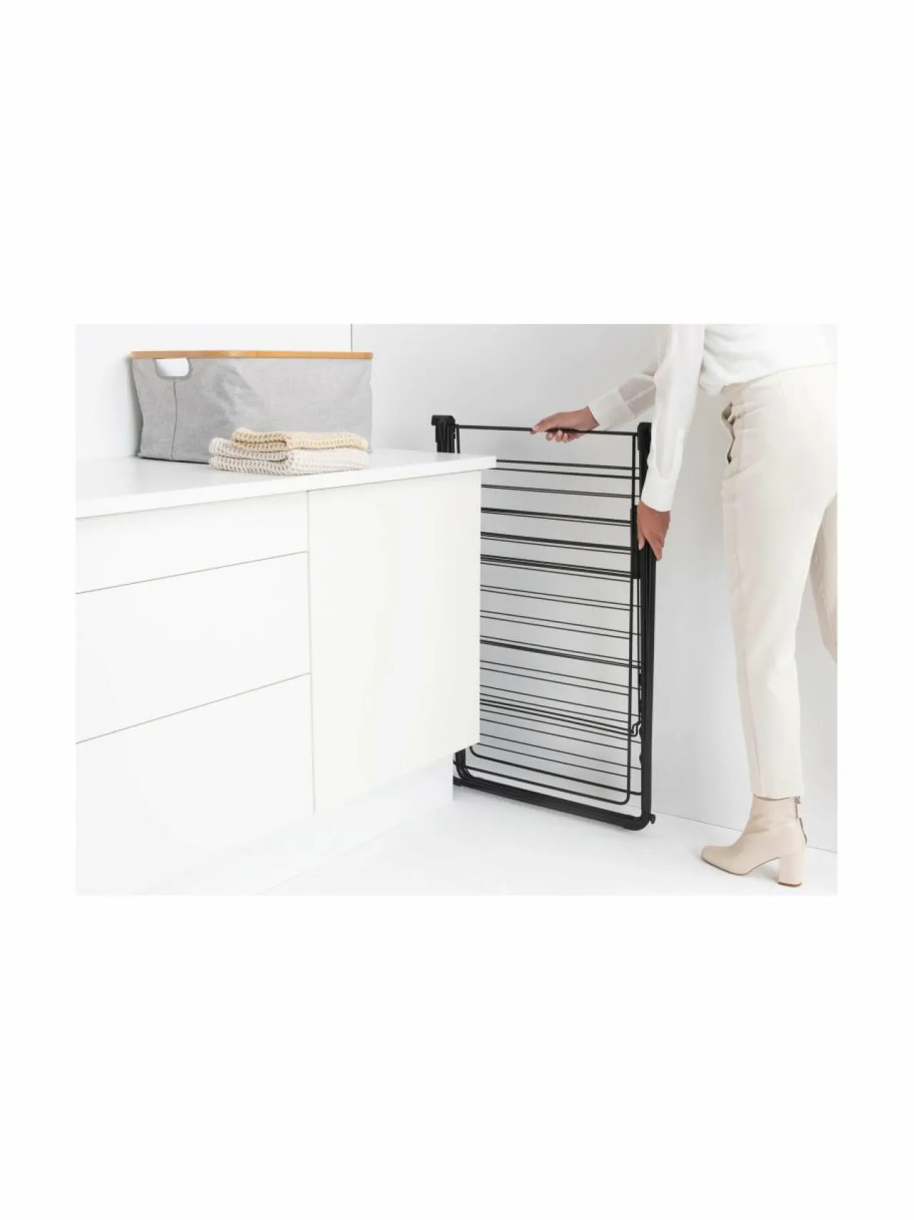 Pyykkihuolto|Brabantia HangOn-pyykkiteline MATT BLACK