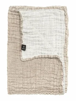 Huovat & Päiväpeitot|Himla Hannelin-pellavapäiväpeite 260 x 260 cm NATURAL WHITE (VAALEANRUSKEA/VALKOINEN)