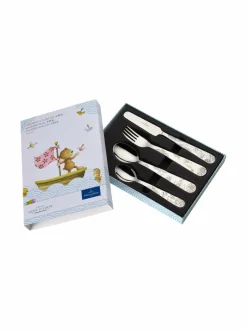 Aterimet & Tarjoiluvälineet|Villeroy & Boch Happy as a Bear -aterinsetti 4 osaa TERÄS