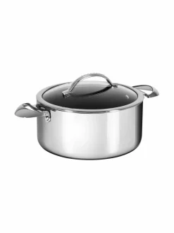 Keitto- & Paistoastiat|Scanpan HaptIQ- kannellinen kattila 4,8 l STEEL