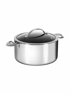 Keitto- & Paistoastiat|Scanpan HaptIQ- kannellinen kattila 6,5 l STEEL