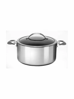 Keitto- & Paistoastiat|Scanpan HaptIQ- kannellinen kattila 6,5 l STEEL