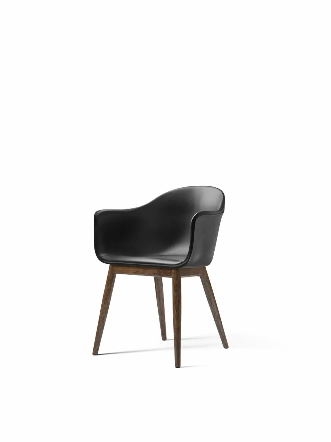 Tuolit & Jakkarat|Audo Copenhagen Harbour Dining Chair -tuoli DARK STAINED OAK, BLACK