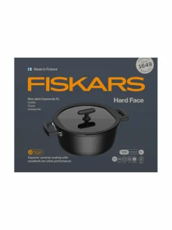 Keitto- & Paistoastiat|Fiskars Hard Face -kattila 5 l BLACK
