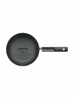 Keitto- & Paistoastiat|Fiskars Hard Face Sauté -paistinpannu kannella, 24 cm BLACK