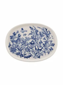 Tarjoiluastiat|Moomin Arabia Haru-tarjoilulautanen 17 cm WHITE-BLUE