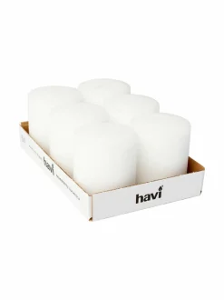 Kynttilät & Lyhdyt|Havi Hautakynttilä 6 kpl VALKOINEN