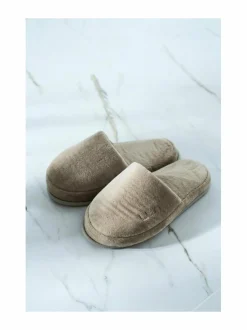 Kylpyhuonetekstiilit|LUIN LIVING Haven-tohvelit BEIGE