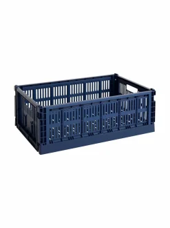Säilytys|HAY Colour Crate L - säilytyskori DARK BLUE