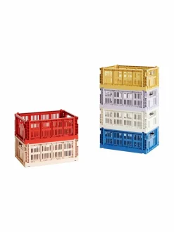 Koriste-Esineet|HAY Colour Crate M -säilytyskori RED