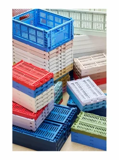 Säilytys|HAY Colour Crate S -säilytyskori LIGHT BLUE