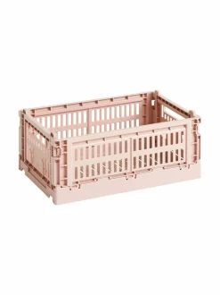 Säilytys|HAY Colour Crate S -säilytyskori BLUSH