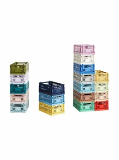 Säilytys|HAY Colour Crate S -säilytyskori DARK MINT