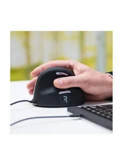 Tietokonetarvikkeet|Top-Cousins HE pystyhiiri - Oikeakätinen langallinen Medium