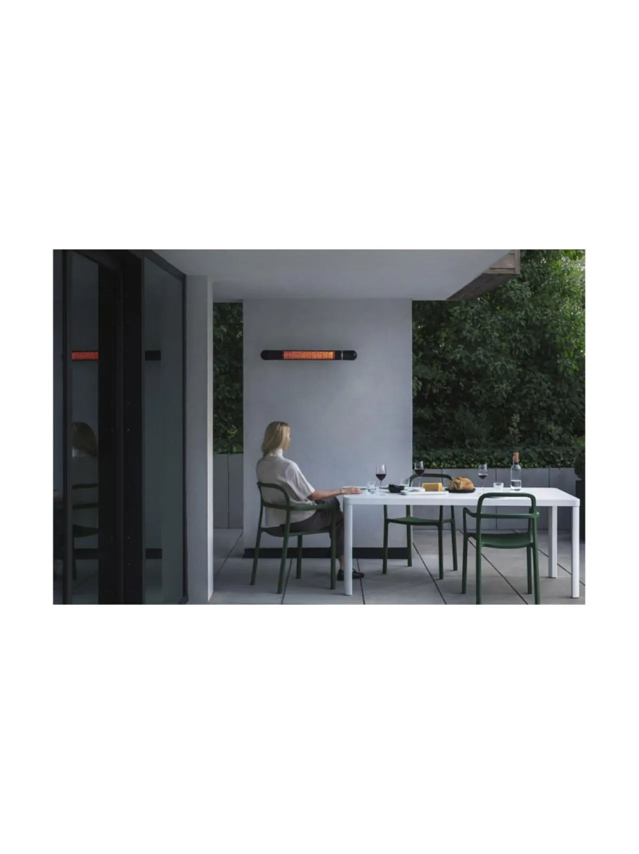 Puutarhavalaisimet & Lyhdyt|Eva Solo Outdoor HeatUp terassilämmitin seinäkiinn. MUSTA