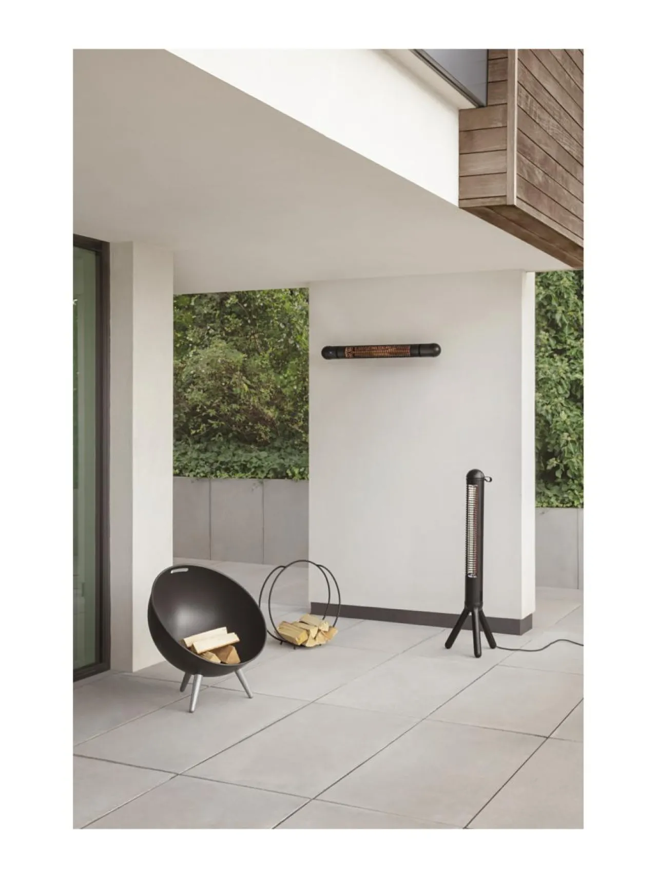 Puutarhavalaisimet & Lyhdyt|Eva Solo Outdoor HeatUp terassilämmitin seinäkiinn. MUSTA