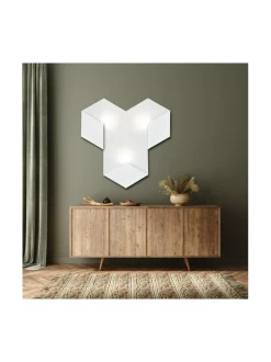 Taulut & Julisteet|Siinne Heksagon valoelementti 3 VALKOINEN