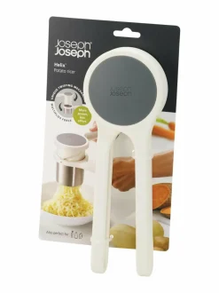 Keittiötarvikkeet|Joseph Joseph Helix-perunapuristin VALKOINEN