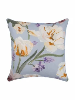 Sisustustyynyt|Huovat & Päiväpeitot|Pentik Helmililja-tyynynpäällinen 45 x 45 cm BLUE