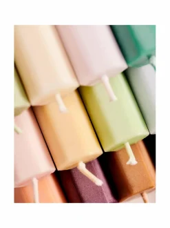 Kynttilät & Lyhdyt|HAY Hexagon Candle Pastel -steariinikynttilä, 4 kpl MULTI