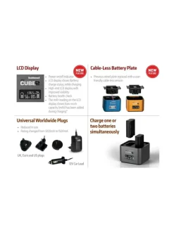 Kamerat|Hähnel proCUBE2 Twin Charger tuplalaturi (Canon)