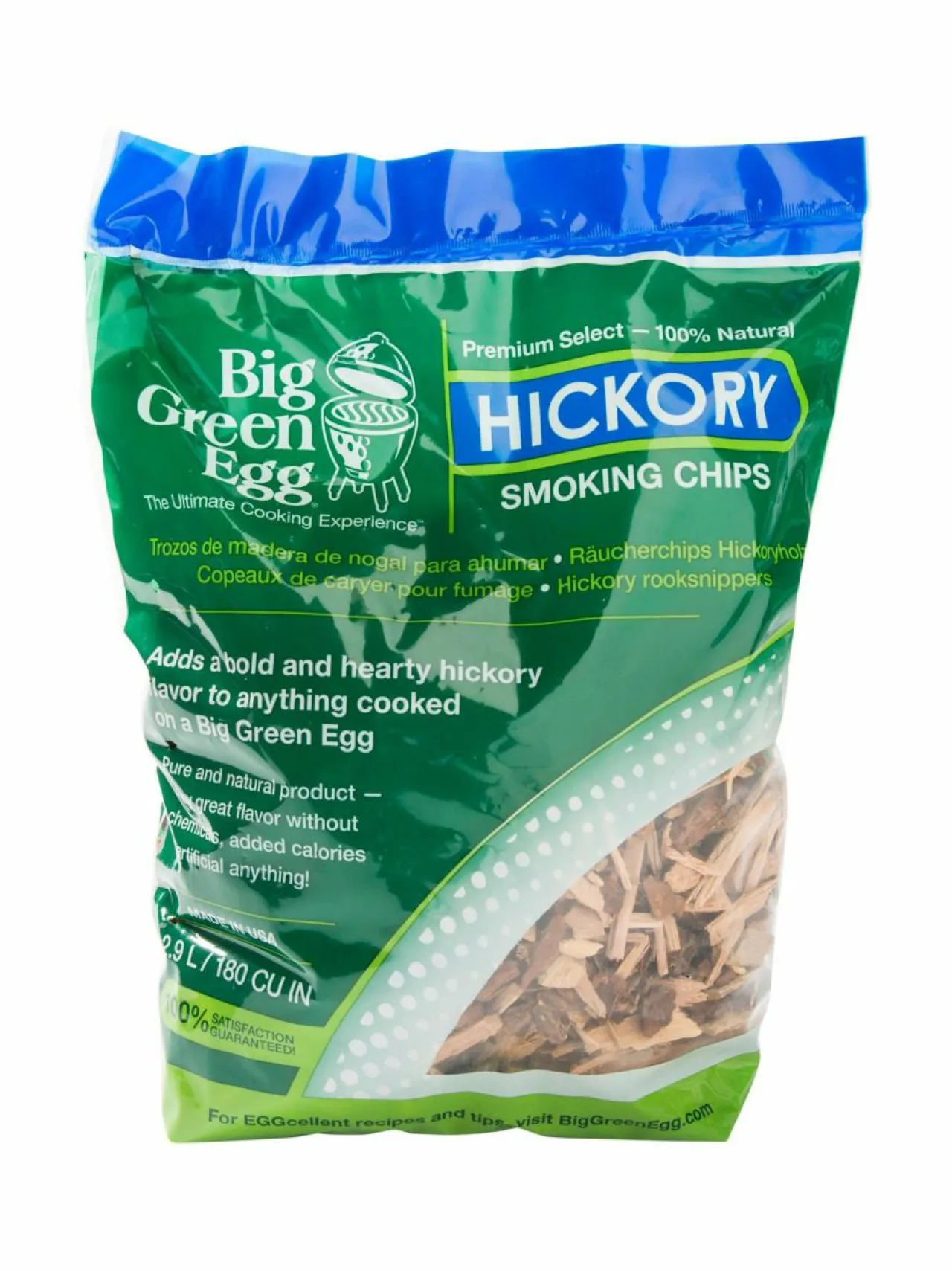 Grillit & Grillitarvikkeet|Big Green Egg Hickory-savustuslastut 3 l