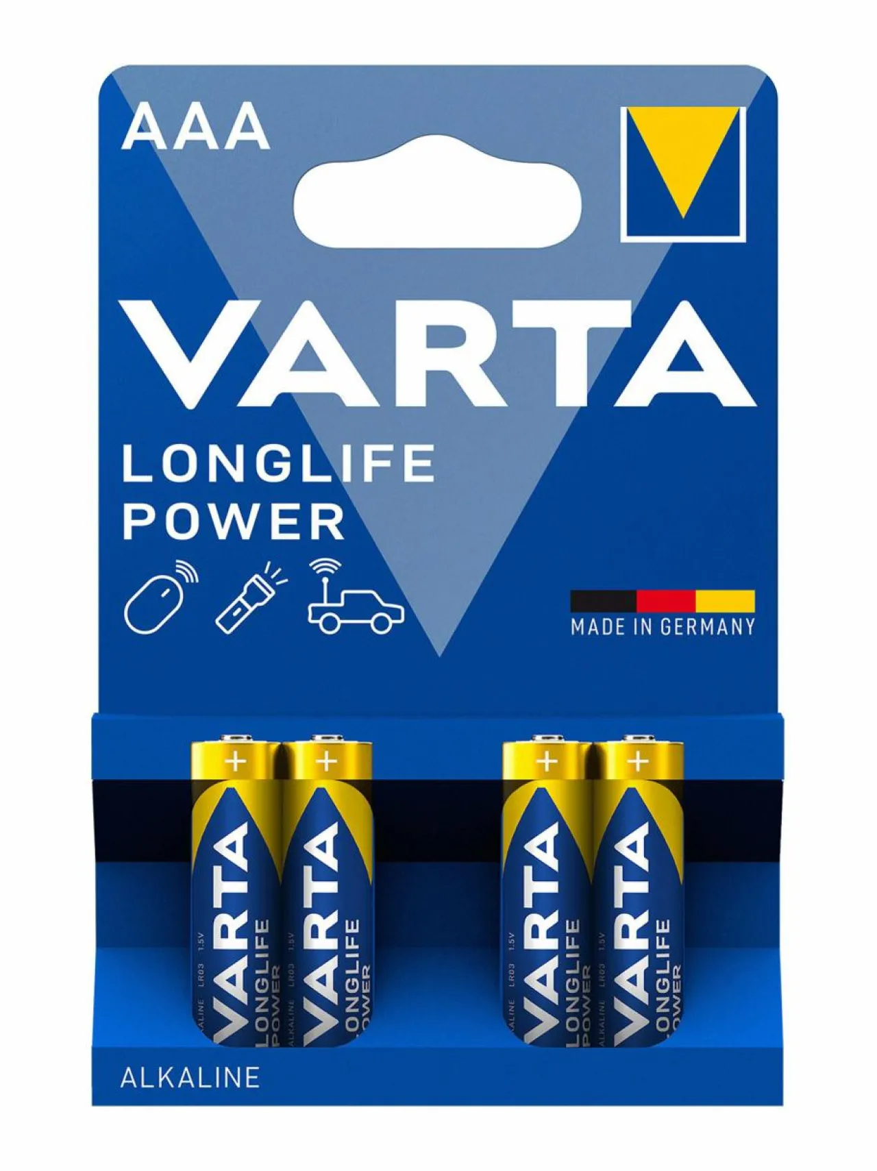 Lamput|Varta High Energy AAA 1.5 V -paristo 4 kpl