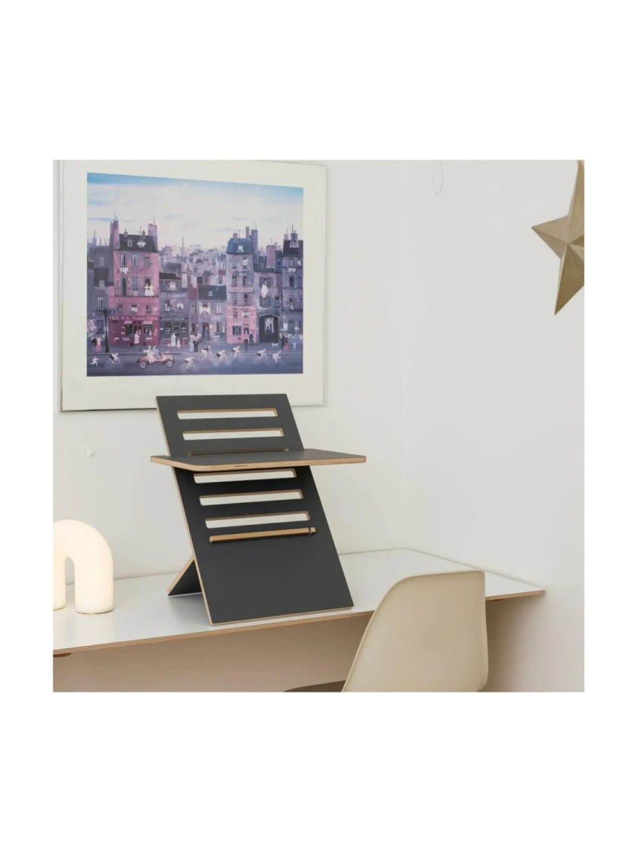 Työpöydät|Hima Furniture Hima Lifter seisomatyötaso Anti-fingerprint - Anthrachite ANTRASIITTI