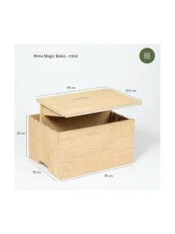 Työpöydät|Hima Furniture Hima Magic Boksi seisomatyöpiste - Leon Ash SAARNI