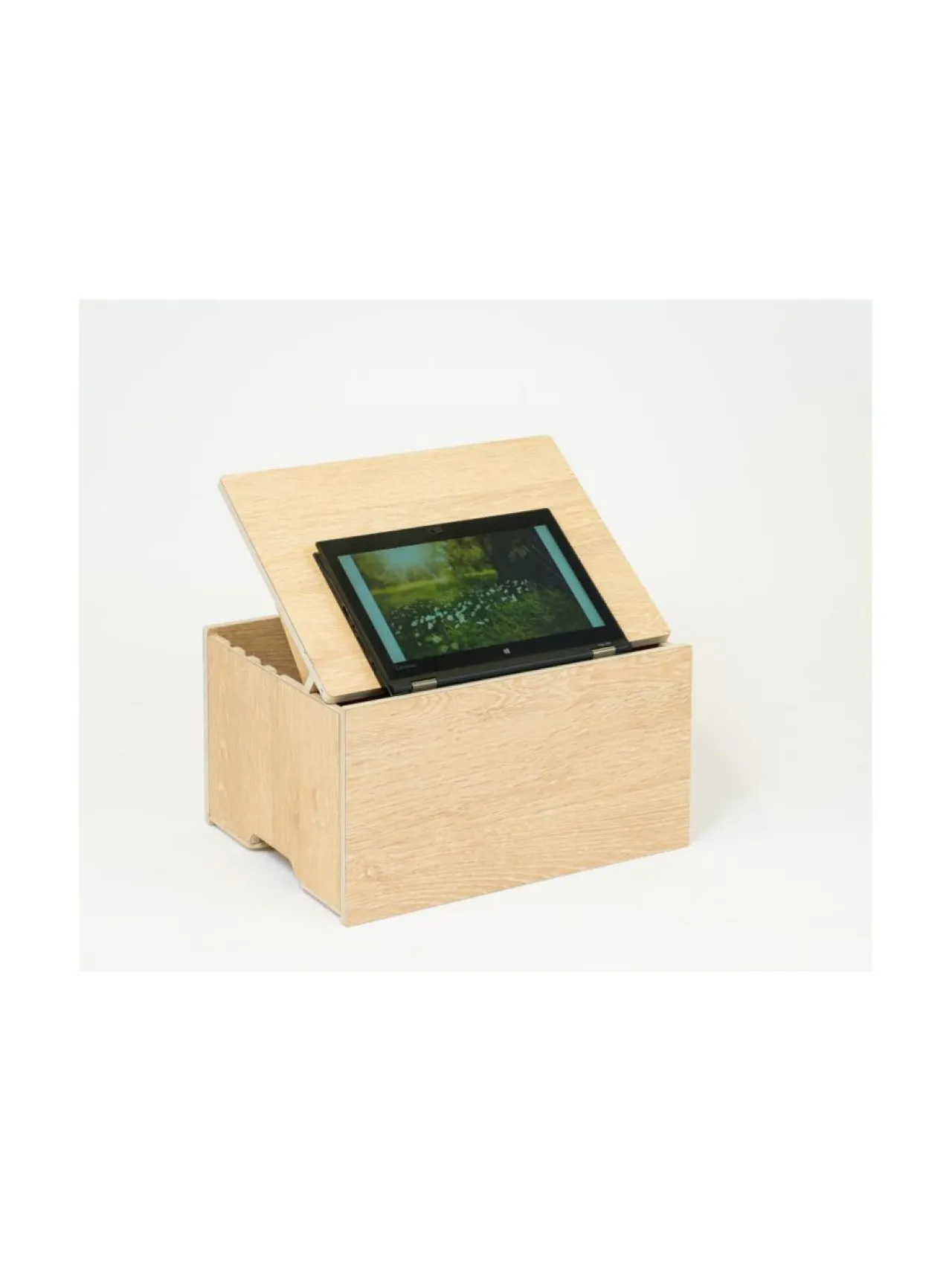 Työpöydät|Hima Furniture Hima Magic Boksi seisomatyöpiste - Spirited Oak TAMMI