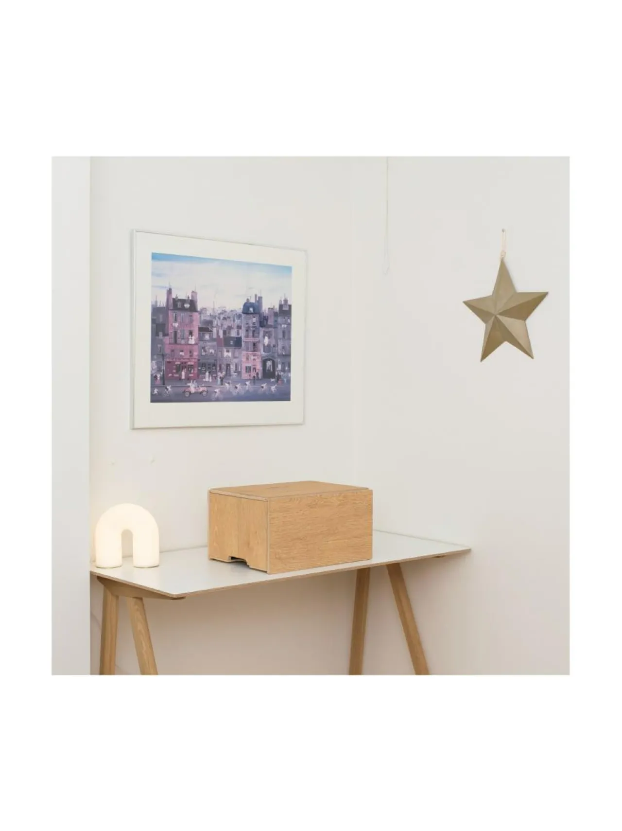 Työpöydät|Hima Furniture Hima Magic Boksi seisomatyöpiste - Spirited Oak TAMMI