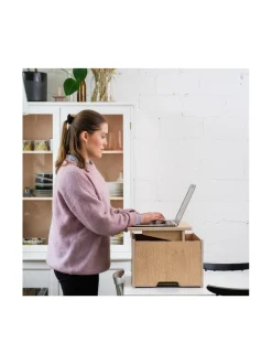 Työpöydät|Hima Furniture Hima Magic Boksi seisomatyöpiste - Spirited Oak TAMMI