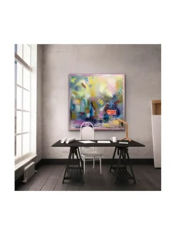 Taulut & Julisteet|Pia Rydman Art Hiomaton timantti, öljyvärimaalaus, Pia Rydman 100x100cm