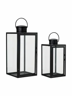 Puutarhavalaisimet & Lyhdyt|Wikholm Form Holly-lyhty 14 x 30 cm BLACK MATTE