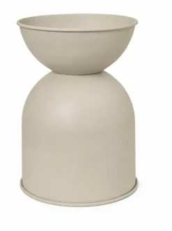 Ruukut & Istutusastiat|Ferm Living Hourglass Pot L -ruukku CASHMERE