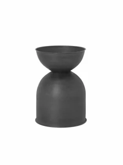 Ruukut & Istutusastiat|Ferm Living Hourglass Pot -ruukku, S BLACK/DARK GREY