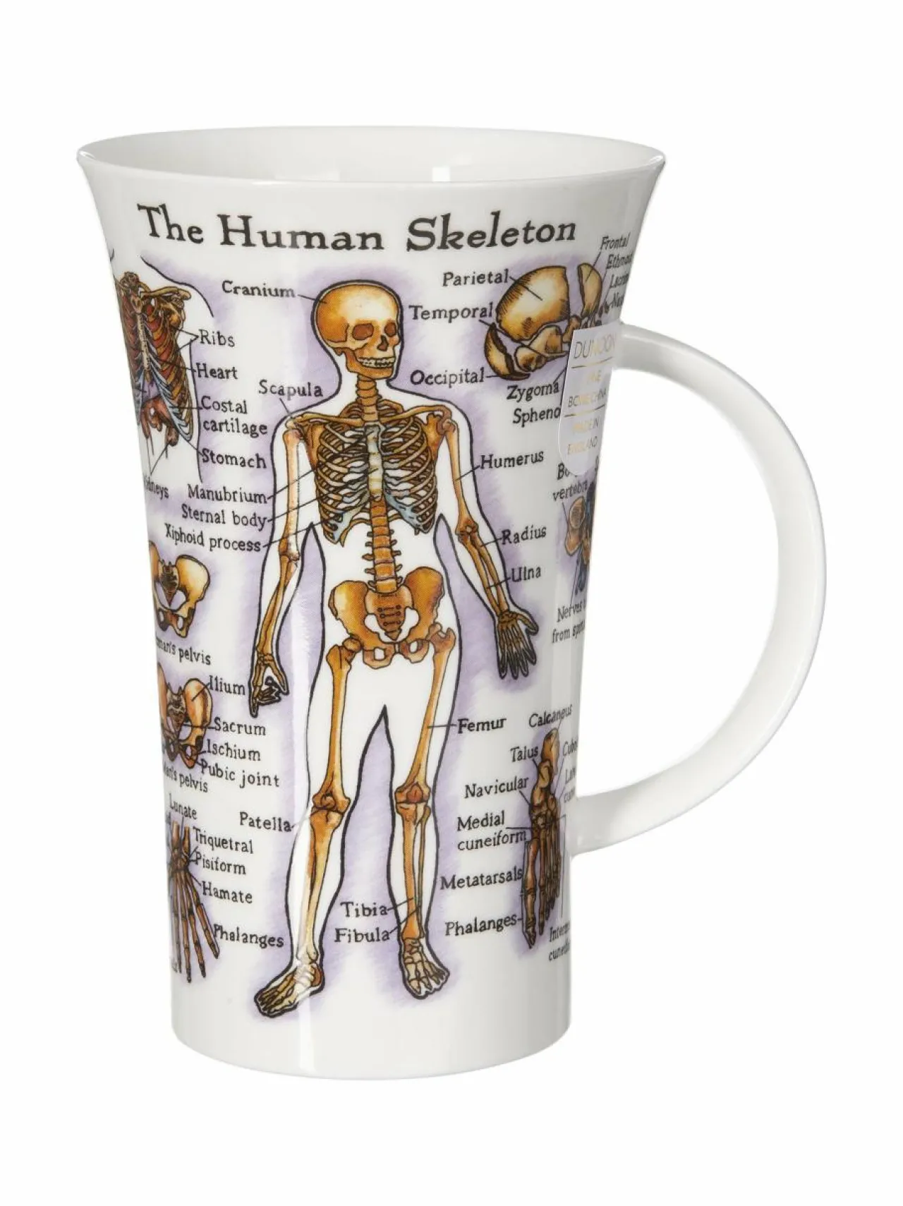 Mukit & Kupit & Asetit|Dunoon Human Body -muki VALKOINEN