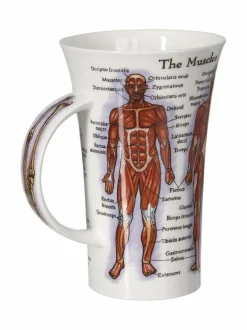 Mukit & Kupit & Asetit|Dunoon Human Body -muki VALKOINEN