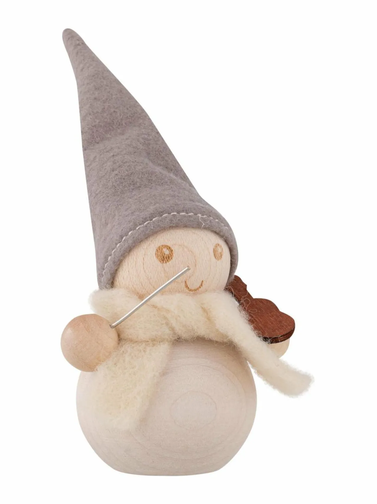 Muut Joulukoristeet|Aarikka Huurre Viulisti -tonttu U008 WHITE