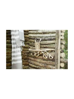 Hyllyt & Kaapit|Madam Stolz Hylly ripustuskoukuilla LUONNOLLINEN LASI