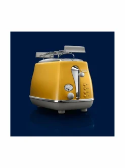 Leivänpaahtimet|Delonghi Icona Capitals -leivänpaahdin, 2 viipaleelle NEW YORK YELLOW