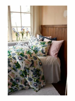 Liinavaatteet|Finlayson Ihana-pussilakanasetti 150 x 210 / 50 x 60 cm BLUE/GREEN/LT. RED