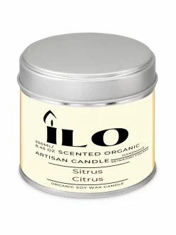 Huonetuoksut & Tuoksukynttilät|Ilo Scented Candels ILO Luomu Soijavaha Tuoksukynttilä Sitrus