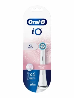Hampaidenhoito|Oral-B iO Gentle Care Refill -vaihtoharja, 6 kpl pakkaus WHITE